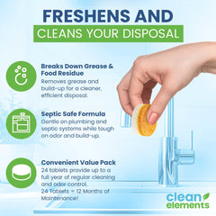 Clean Elements caja abierta con 24 unidades lista para mantenimiento
