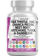 Clean Nutraceuticals frasco frontal mostrando etiqueta y beneficios