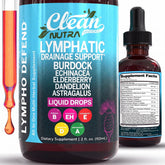 Clean Nutraceuticals frasco frontal mostrando la etiqueta y formato práctico