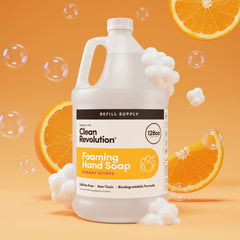 Clean Revolution textura de espuma cremosa demostrando suavidad