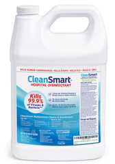 CleanSmart galón frontal mostrando envase profesional y facilidad de almacenamiento