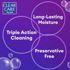 Clear Care estuche especial incluido que neutraliza peróxido y facilita remojo seguro