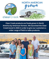 CLEAR CREEK lentejas rojas cocinadas en sopa listos para servir