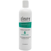 Cleure botella frontal mostrando diseño y beneficio limpieza suave
