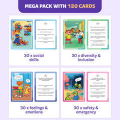 Clever Fox Play juego en uso con niños y adulto fomentando diálogo y práctica verbal