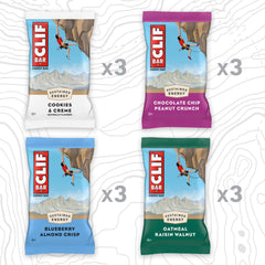 CLIF Bar Cookies & Crème detalle de textura cremosa y aporte saciante