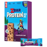 Clif Kid ZBar frente del paquete mostrando cantidad y sabor