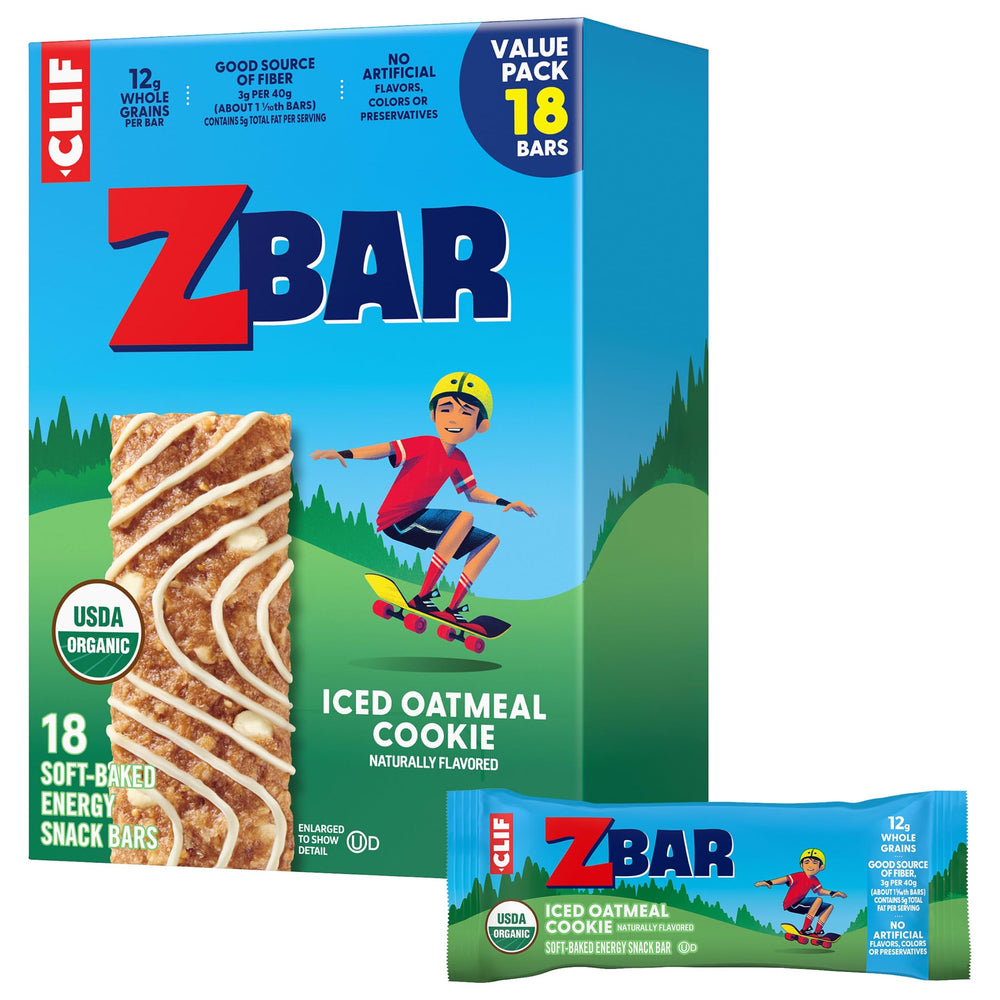 Clif Kid ZBar vista frontal del empaque mostrando diseño y cantidad