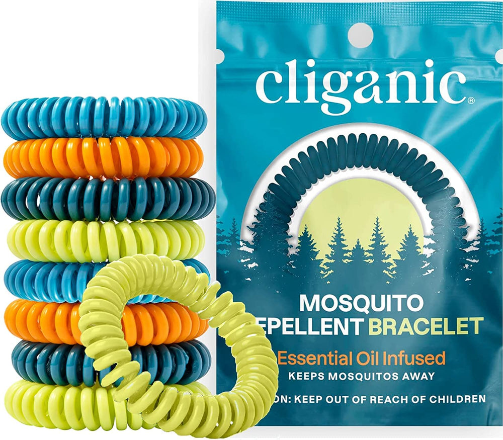 Cliganic paquete frontal mostrando 50 pulseras, ideal para familias