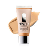 Clinique sheertint frontal del empaque mostrando el tubo y beneficio hidratante