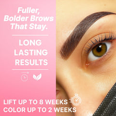 CLIONE PRIME aplicación en cejas primer plano, lamina y uniforma el vello