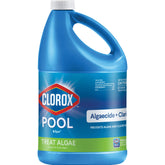 Clorox Pool&Spa envase frontal mostrando etiqueta y volumen de 128 fl oz, fácil identificación