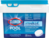CLOROX Pool&Spa empaque frontal bolsa 25 lb mostrando el producto y ventajas