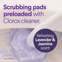 Clorox Scentiva almohadilla primer plano con textura útil para fregar