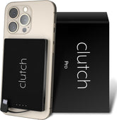 Clutch Pro frontal negro mostrando diseño elegante y funcionalidad