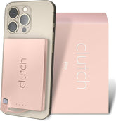 Clutch Pro frontal rosa mostrando diseño elegante y portabilidad