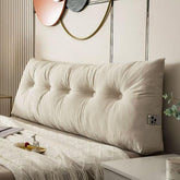 cnsmak cabecero frontal en cama Twin XL muestra soporte cómodo