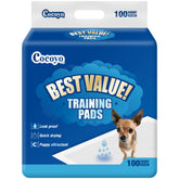 COCOYO empaque frontal mostrando 100 almohadillas para ahorro y entrenamiento