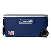 Coleman vista frontal cerrada con tapa resistente y gran capacidad