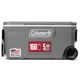 Coleman vista frontal grande mostrando capacidad y diseño robusto