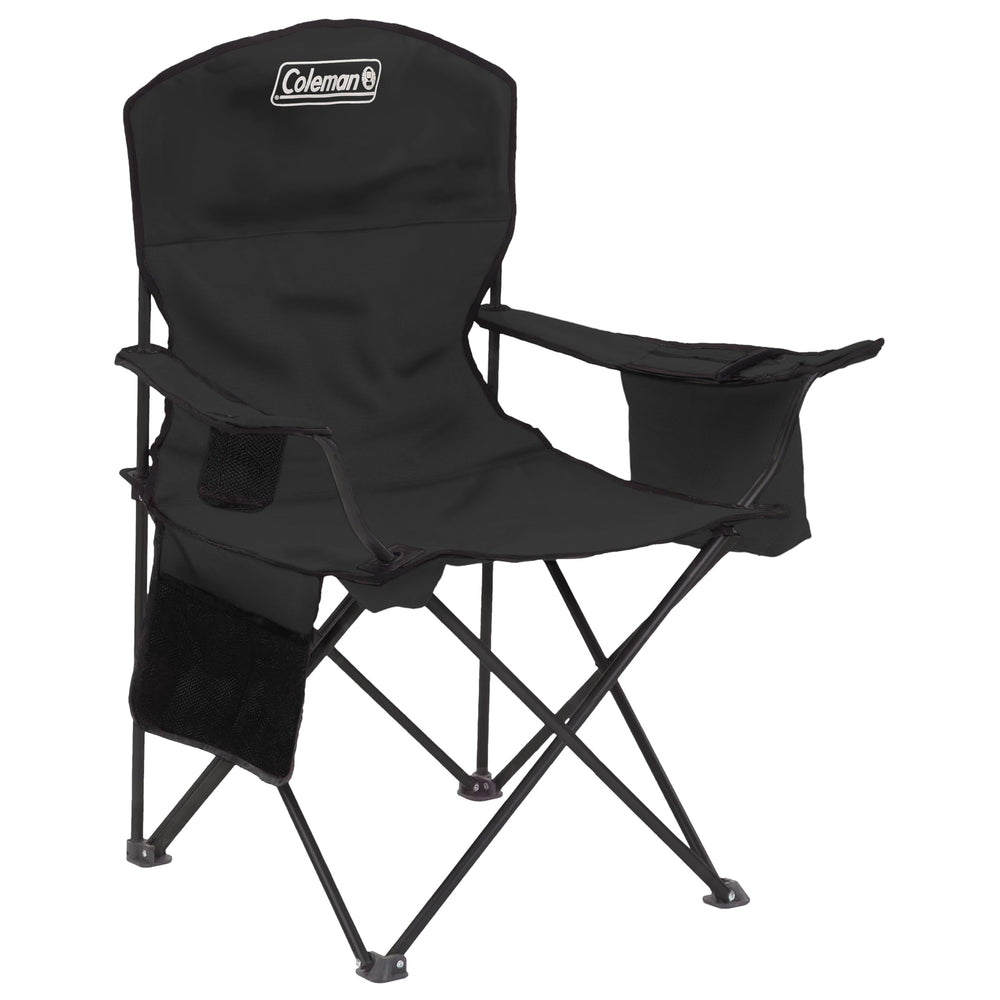 Coleman vista frontal mostrando asiento acolchado y estructura resistente