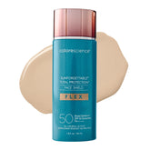 Colorescience empaque frontal del Face Shield Flex mostrando protección SPF 50