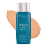 Colorescience frasco frontal mostrando diseño y tamaño práctico