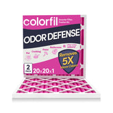 Colorfil mostración frontal del empaque que comunica calidad y origen EE. UU.
