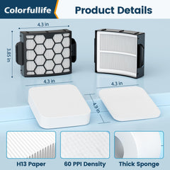 Colorfullife fieltro texturizado en primer plano reteniendo polvo y pelusa