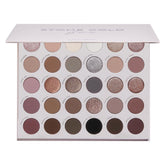 ColourPop paleta Stone Cold Fox frontal abierta mostrando 30 tonos, opción versátil