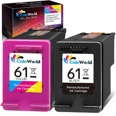 ColoWorld pack frontal mostrando cartuchos y caja, claridad de compatibilidad