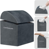 ComfyInLove vista frontal del reposapiés con soporte ergonómico, comodidad inmediata