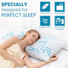 ComfySleep funda de bambú con cremallera lista para lavar y mantener higiene