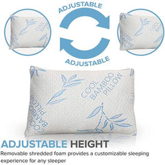 ComfySleep almohada en uso por durmiente lateral ofreciendo alineación cervical