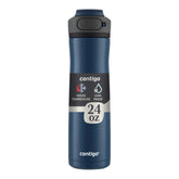 Contigo Cortland Chill 2.0 frente en blueberry muestra diseño práctico