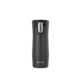 Contigo West Loop frente mate negro mostrando diseño elegante y seguridad