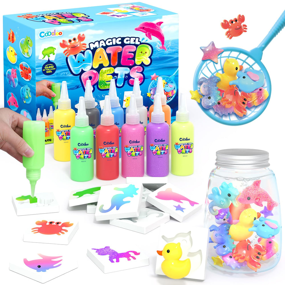 Coodoo paquete frontal del kit mostrando colores y contenido, inspira creatividad inmediata