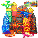 Coodoo packaging frontal mostrando set Lava Dinosaur y atractivo visual