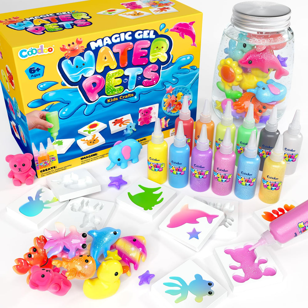 Coodoo paquete frontal completo con moldes y geles, promueve creatividad