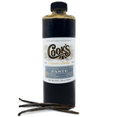COOK'S envase frontal de pasta de vainilla Grade A mostrando la marca y presentación