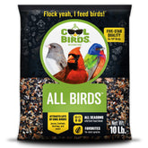 Cool Birds bolsa frontal mostrando 10 lb y mezcla atractiva