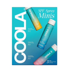 COOLA detalle de la niebla del spray para aplicación uniforme