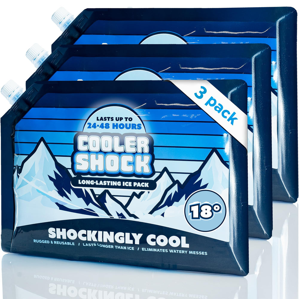 Cooler Shock frontal de la bolsa mostrando diseño y tamaño útil