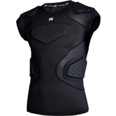 COOLOMG camiseta acolchada frontal mostrando ajuste y protección