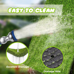 CooZero backing detail showing drainage holes that speed drying and reduce odors