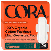 Cora empaque frontal mostrando 24 unidades y detalles de producto
