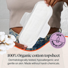 Detalle de la textura de algodón Cora mostrando suavidad y cuidado para la piel