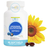 Core Med Science envase frontal mostrando 60 softgels y beneficio antioxidante