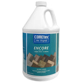 COREtec ENCORE envase frontal 1 galón mostrando la etiqueta y beneficio de limpieza efectiva