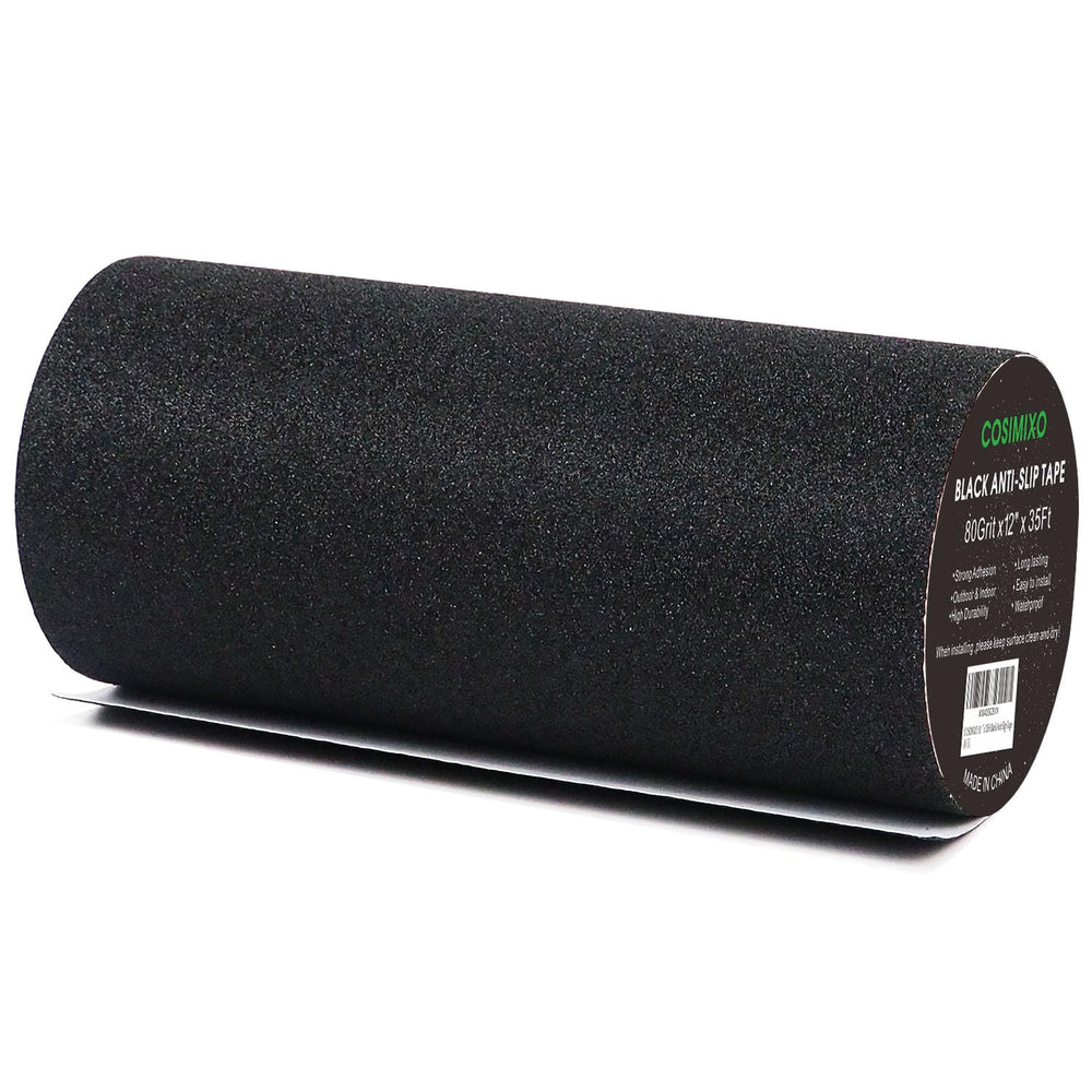 COSIMIXO vista frontal del rollo mostrando ancho y color negro para seguridad